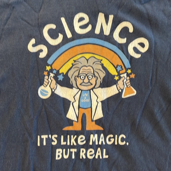 Life Is Good science Crusher Tee Size Medium - Picture 2 of 7
